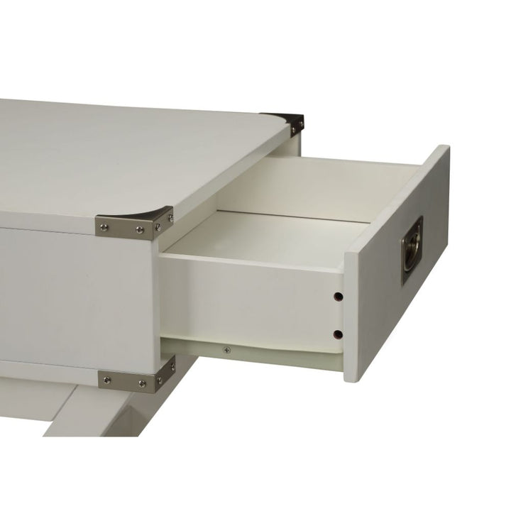 ACME Babs White End Table Model 82824 - MONAVILLA