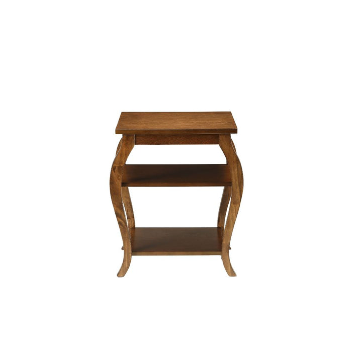 ACME Becci Walnut End Table Model 82830 - MONAVILLA