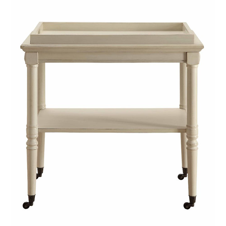 ACME Frisco Antique White Tray Table Model 82908 - MONAVILLA