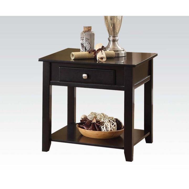 ACME Malachi Black End Table Model 82952 - MONAVILLA
