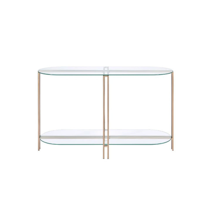 ACME Veises Champagne Accent Table Model 82999 - MONAVILLA