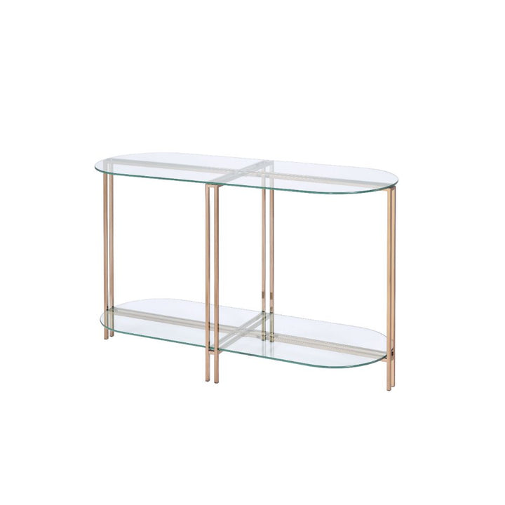 ACME Veises Champagne Accent Table Model 82999 - MONAVILLA