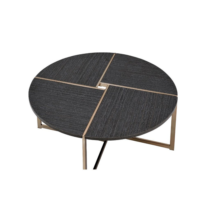 ACME Bromia Black & Champagne Coffee Table Model 83005 - MONAVILLA