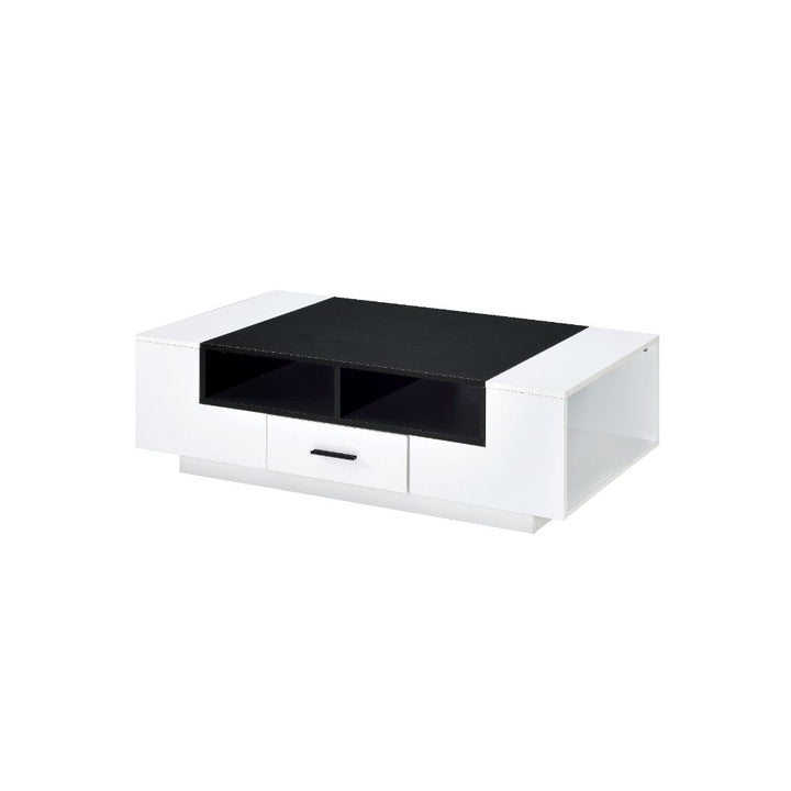 ACME Armour White & Black Coffee Table Model 83135 - MONAVILLA