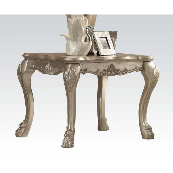 ACME Dresden Gold Patina & Bone End Table Model 83161 - MONAVILLA
