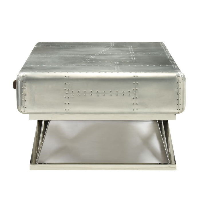 ACME Brancaster Aluminum Coffee Table Model 83555 - MONAVILLA