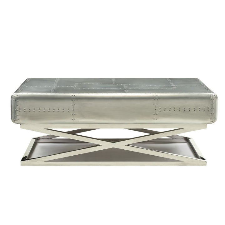 ACME Brancaster Aluminum Coffee Table Model 83555 - MONAVILLA