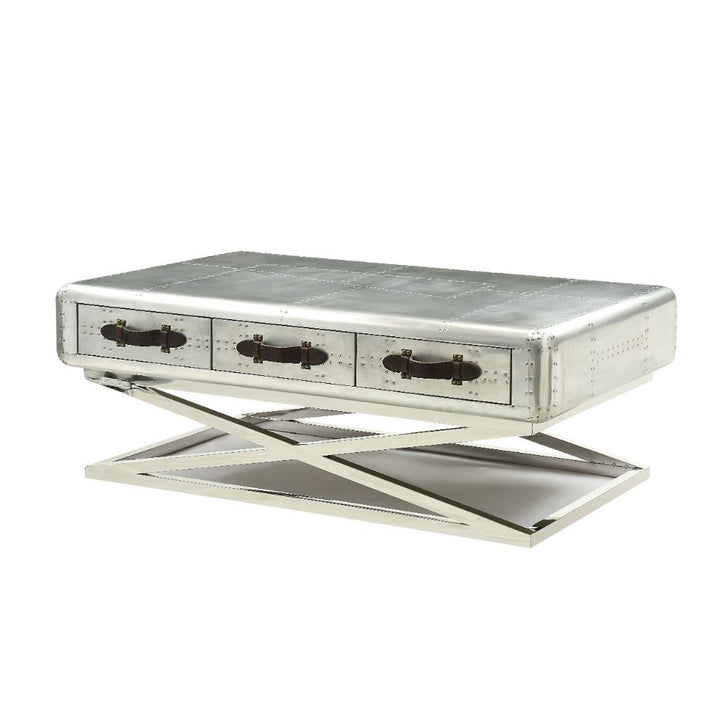 ACME Brancaster Aluminum Coffee Table Model 83555 - MONAVILLA