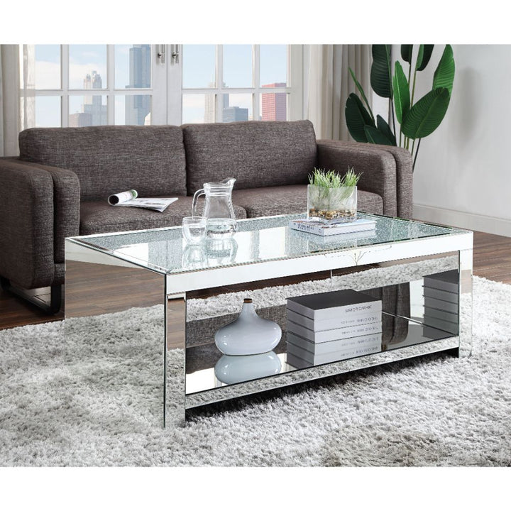 ACME Malish Mirrored Coffee Table Model 83580 - MONAVILLA