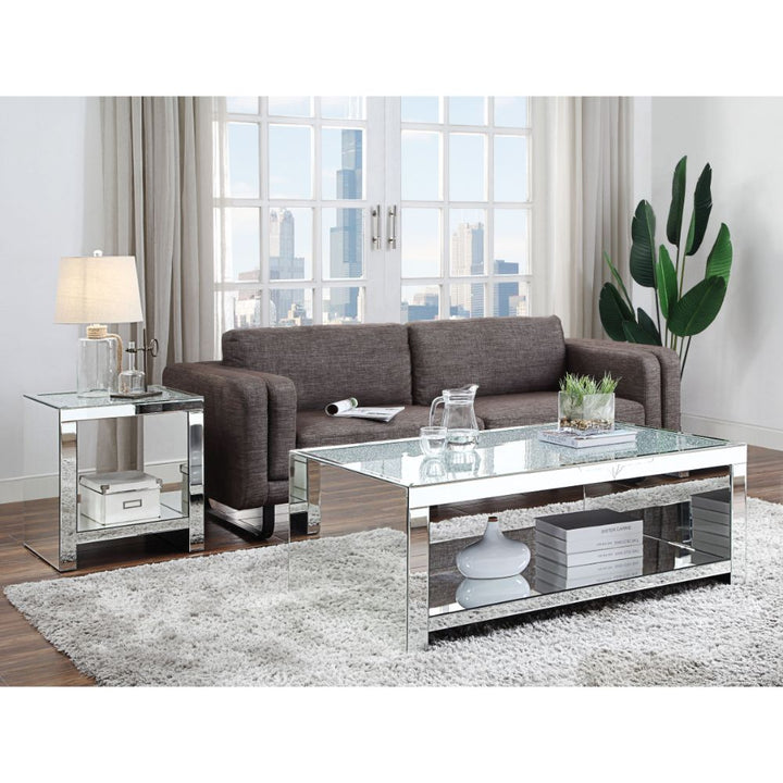 ACME Malish Mirrored Coffee Table Model 83580 - MONAVILLA