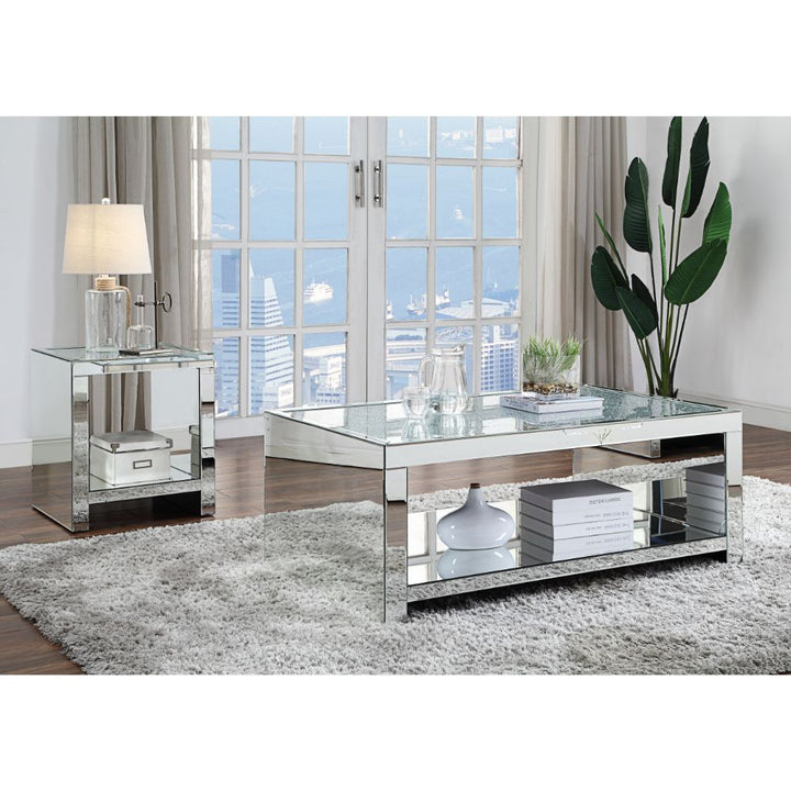 ACME Malish Mirrored Coffee Table Model 83580 - MONAVILLA