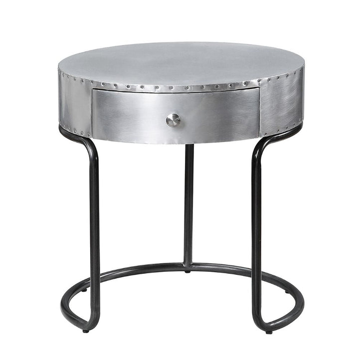 ACME Brancaster Aluminum End Table Model 84882 - MONAVILLA
