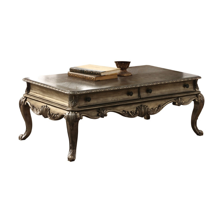 ACME Ragenardus Vintage Oak Coffee Table Model 86030 - MONAVILLA