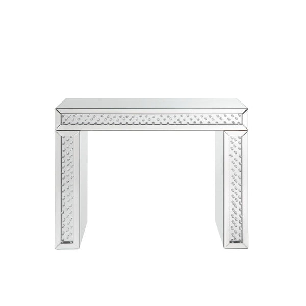 ACME Nysa Mirrored & Faux Crystals Vanity Desk Model 90159 - MONAVILLA