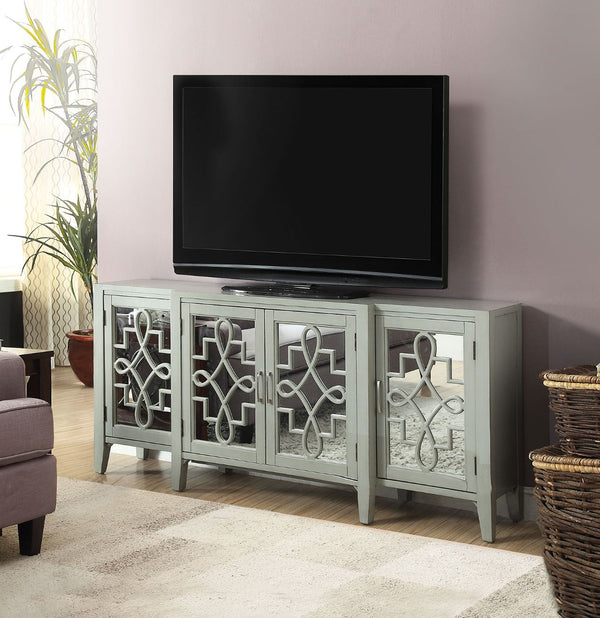 ACME Kacia Antique Gray Accent Table Model 90190 - MONAVILLA