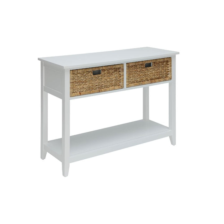 ACME Flavius White Accent Table Model 90262 - MONAVILLA