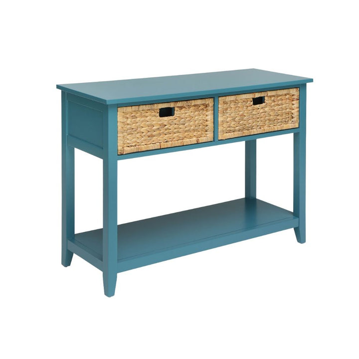 ACME Flavius Teal Accent Table Model 90266 - MONAVILLA