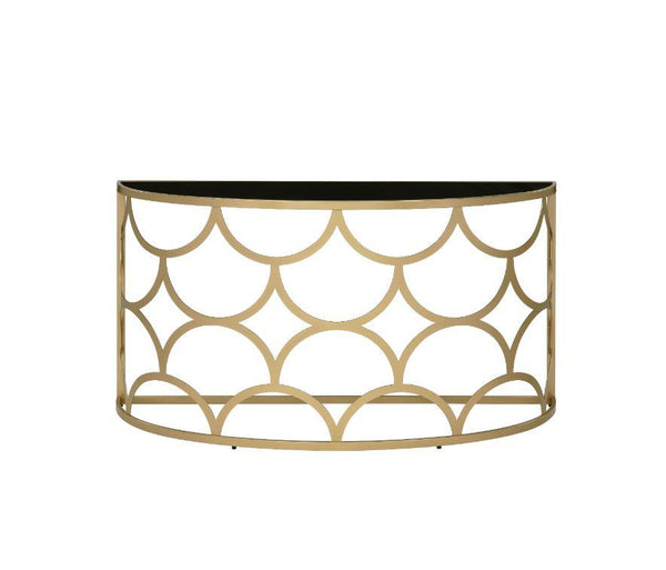 ACME Altus Gold Finish Accent Table Model 90820 - MONAVILLA