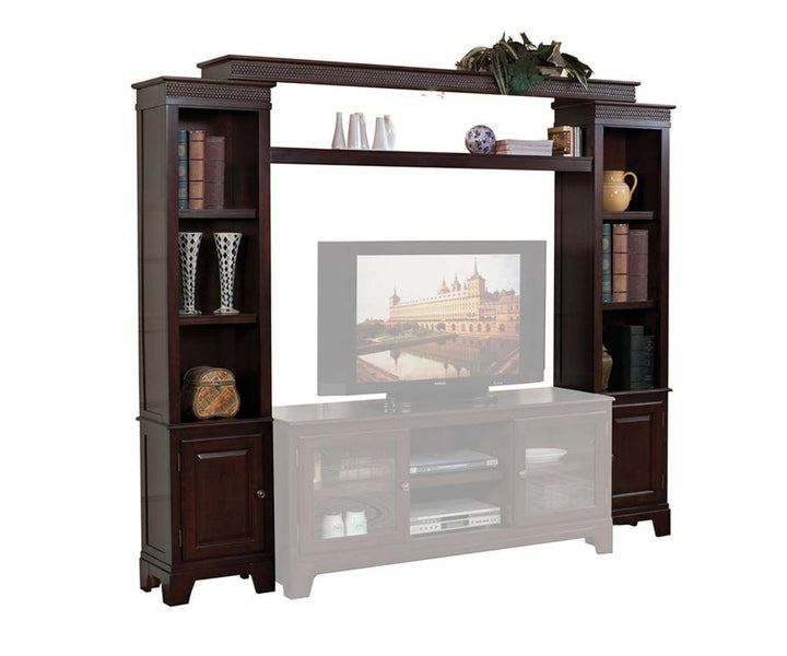 ACME Halden Merlot Entertainment Center Model 91090_KIT - MONAVILLA