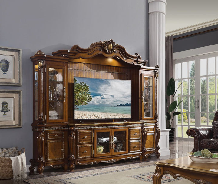 ACME Picardy Honey Oak Entertainment Center Model 91520 - MONAVILLA