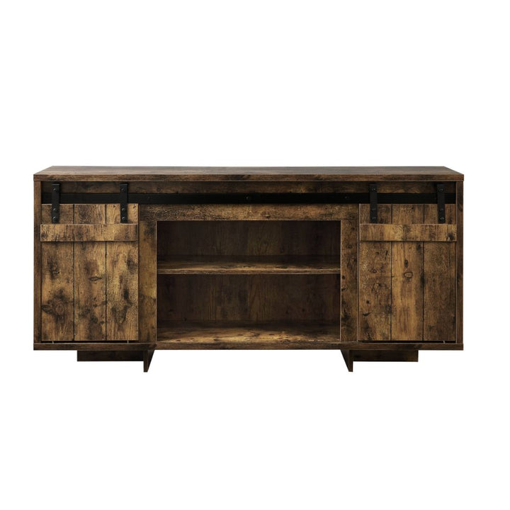 ACME Bellarosa Rustic Oak TV Stand Model 91610 - MONAVILLA