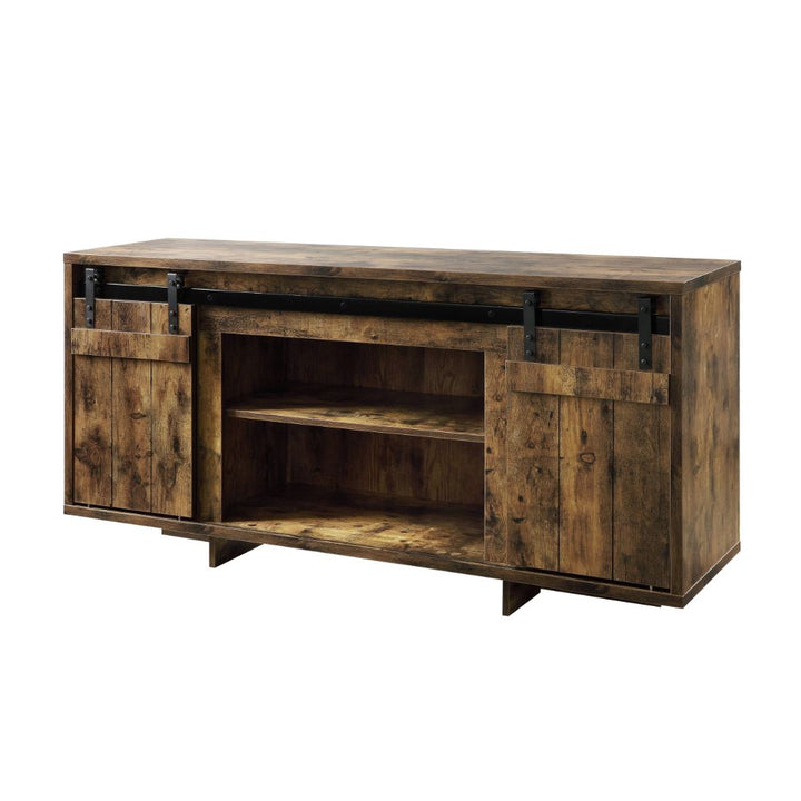 ACME Bellarosa Rustic Oak TV Stand Model 91610 - MONAVILLA