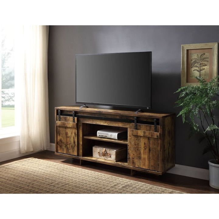 ACME Bellarosa Rustic Oak TV Stand Model 91610 - MONAVILLA