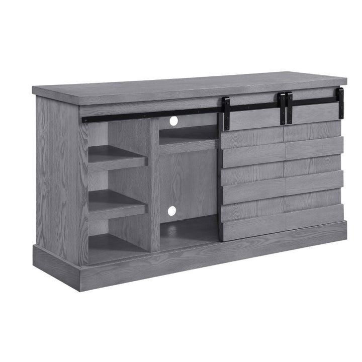 ACME Amrita Gray Oak TV Stand Model 91616 - MONAVILLA
