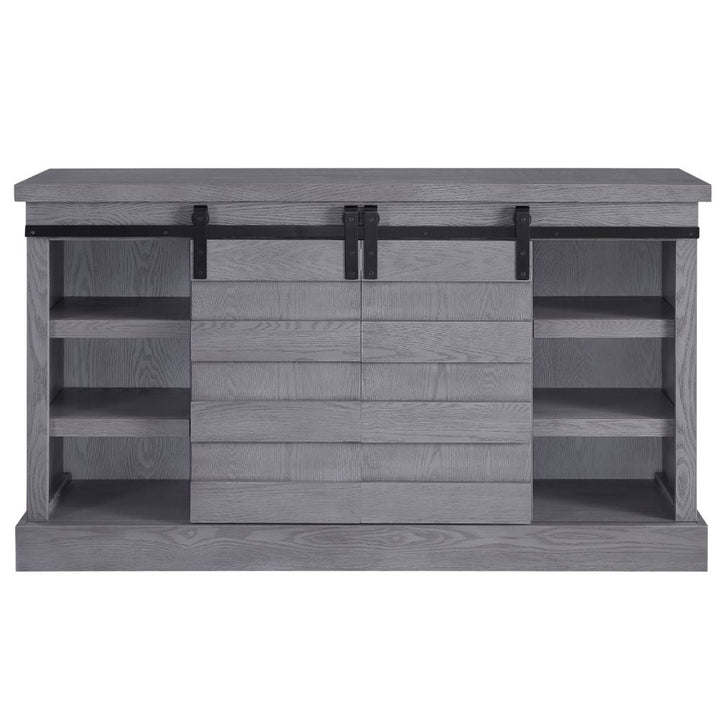 ACME Amrita Gray Oak TV Stand Model 91616 - MONAVILLA
