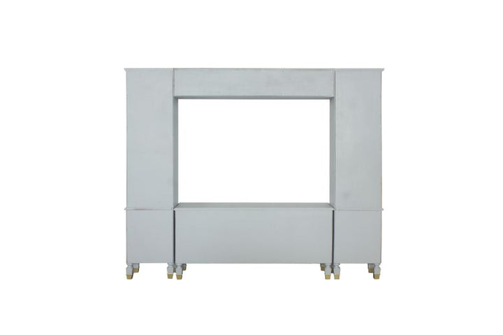 ACME House Marchese Pearl Gray Finish Entertainment Center Model 91990 - MONAVILLA