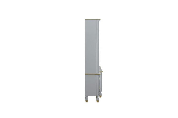 ACME House Marchese Pearl Gray Finish Entertainment Center Model 91990 - MONAVILLA