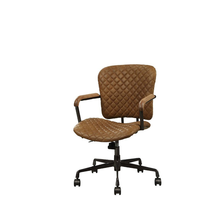 ACME Josi Coffee Top Grain Leather Executive Office Chair Model 92029 - MONAVILLA