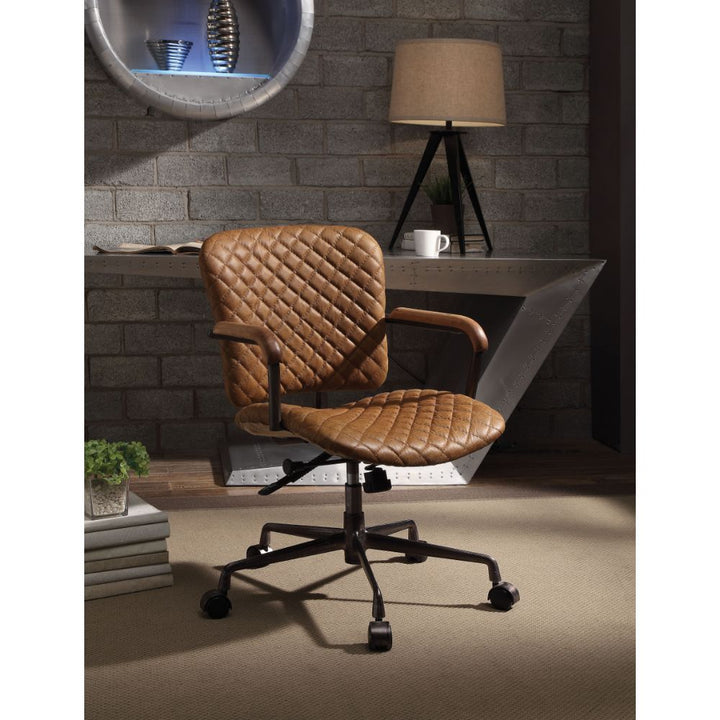 ACME Josi Coffee Top Grain Leather Executive Office Chair Model 92029 - MONAVILLA