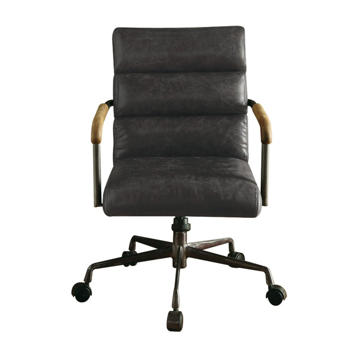 ACME Harith Antique Slate Top Grain Leather Executive Office Chair Model 92415 - MONAVILLA