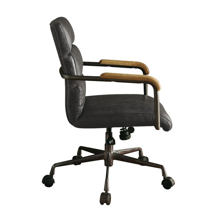 ACME Harith Antique Slate Top Grain Leather Executive Office Chair Model 92415 - MONAVILLA