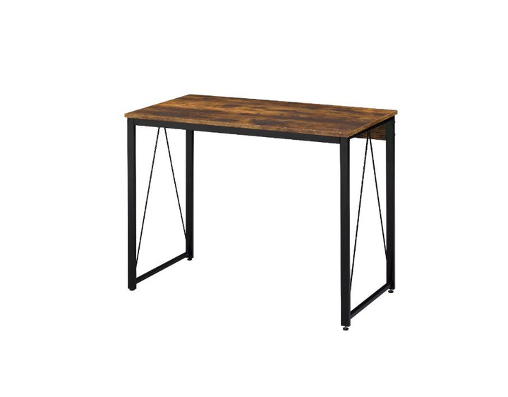 ACME Zaidin Weathered Oak & Black Finish Writing Desk Model 92600 - MONAVILLA