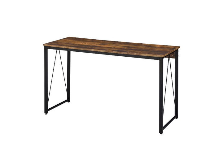 ACME Zaidin Weathered Oak & Black Finish Writing Desk Model 92605 - MONAVILLA