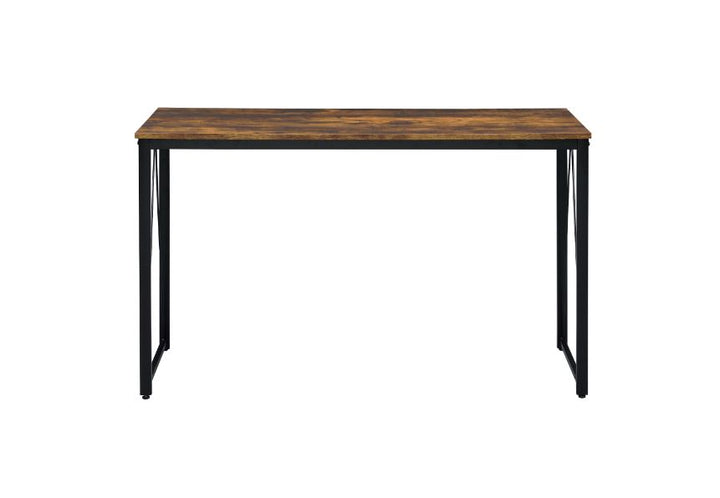 ACME Zaidin Weathered Oak & Black Finish Writing Desk Model 92605 - MONAVILLA
