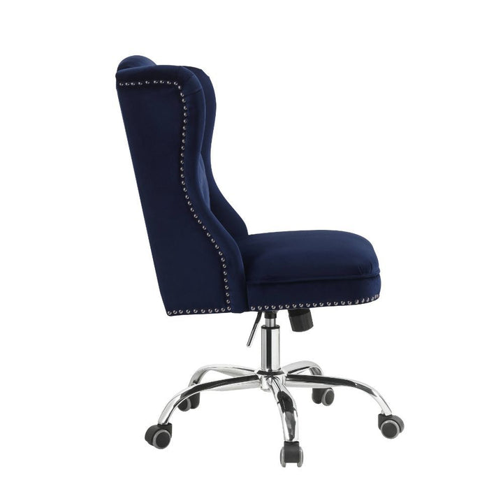 ACME Jamesia Midnight Blue Velvet Office Chair Model 92665 - MONAVILLA
