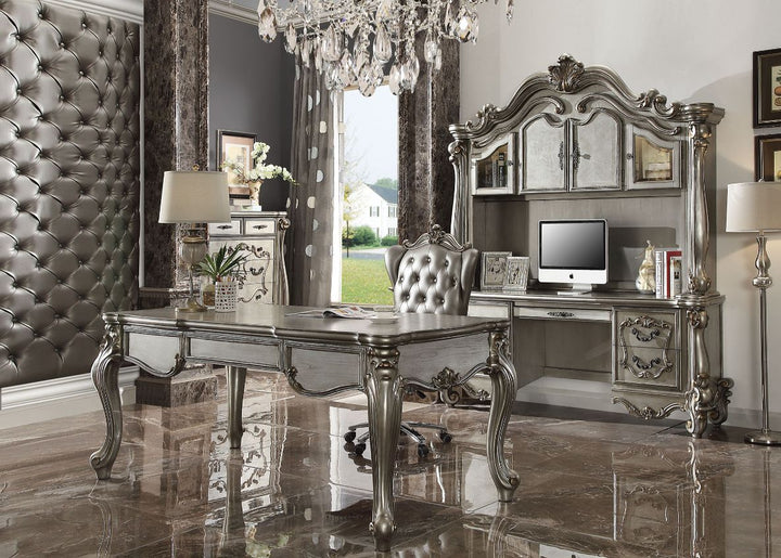 ACME Versailles Antique Platinum Executive Desk Model 92820 - MONAVILLA