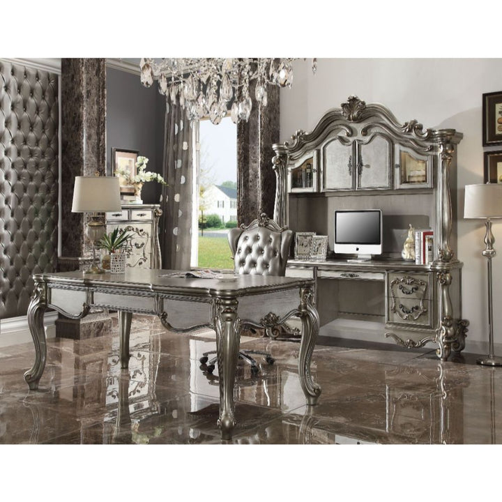 ACME Versailles Antique Platinum Desk Model 92824 - MONAVILLA