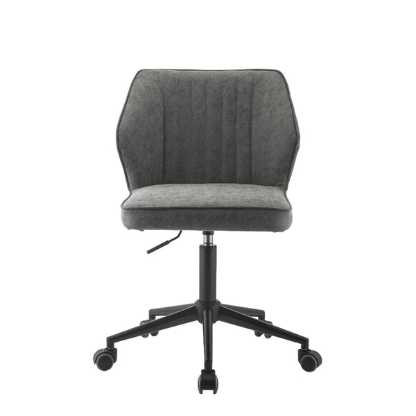 ACME Pakuna Vintage Gray PU & Black Office Chair Model 92942 - MONAVILLA