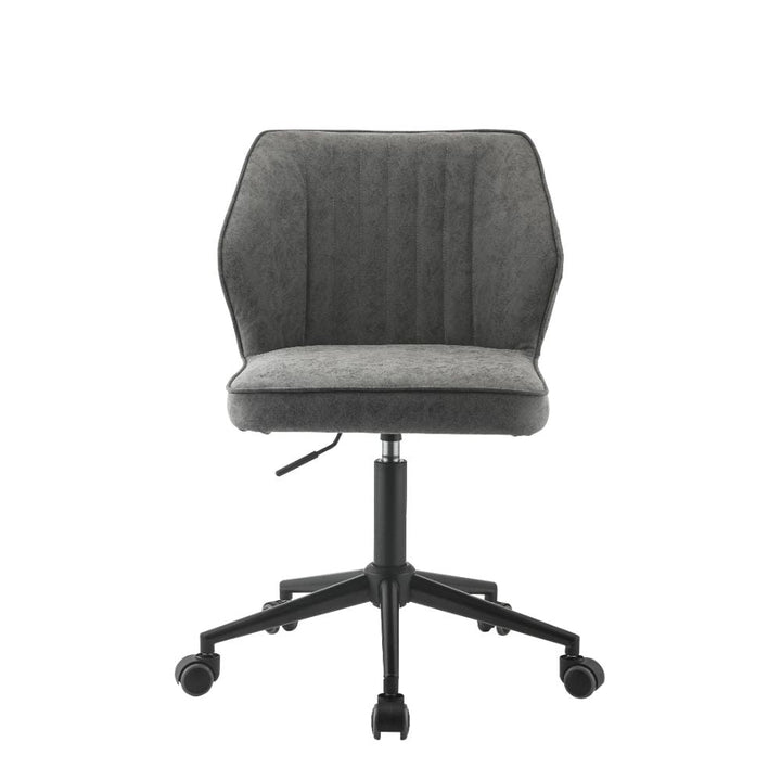 ACME Pakuna Vintage Gray PU & Black Office Chair Model 92942 - MONAVILLA