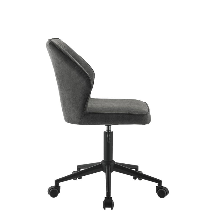 ACME Pakuna Vintage Gray PU & Black Office Chair Model 92942 - MONAVILLA
