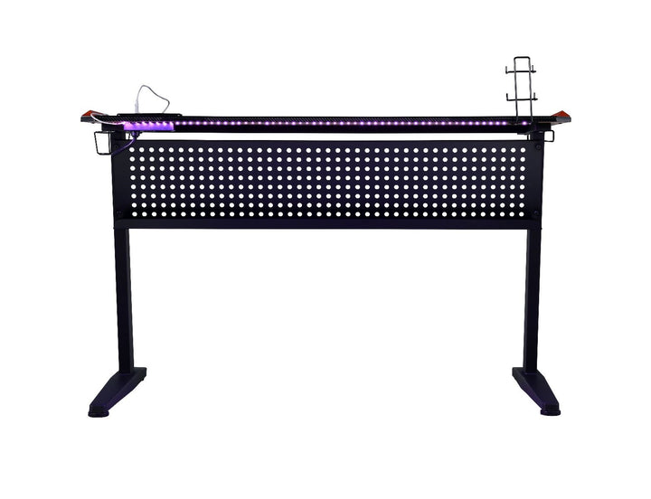 ACME Dragi Black & Red Finish Gaming Table Model 93125 - MONAVILLA
