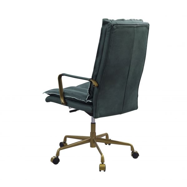 ACME Tinzud Dark Green Finish Office Chair Model 93166 - MONAVILLA
