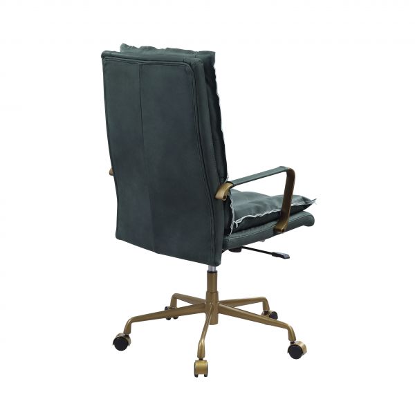 ACME Tinzud Dark Green Finish Office Chair Model 93166 - MONAVILLA