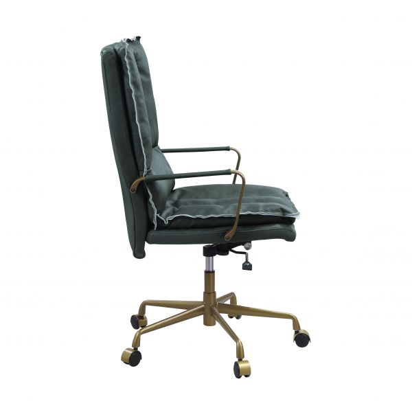 ACME Tinzud Dark Green Finish Office Chair Model 93166 - MONAVILLA