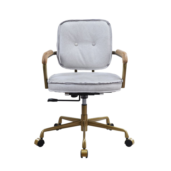 ACME Siecross Vintage White Finish Office Chair Model 93172 - MONAVILLA
