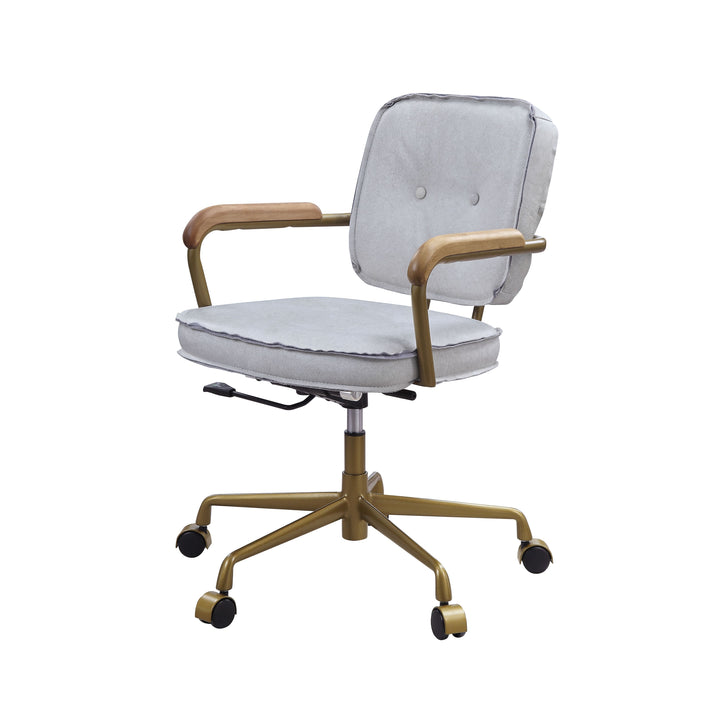 ACME Siecross Vintage White Finish Office Chair Model 93172 - MONAVILLA